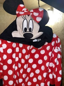 Disney Minnie Mouse Adult Hooded Costume/Pajamas Women’s 2XL - Picture 1 of 4