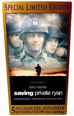Saving Private Ryan (VHS 2000) 2 Tape Box Set, Tom Hanks, Matt Damon - Image 1 of 4