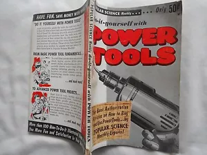 do-it-yourself with POWER TOOLS-POPULAR SCIENCE MONTHLY-1955 - Imagen 1 de 1