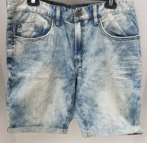 Buffalo David Bitton Basic Denim Jeans Wash Six-X Mens Cotton Shorts W 34 NEW - Picture 1 of 12