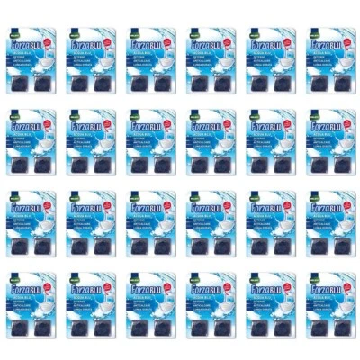48pz cubi Relevi Forza Blu detergente Acqua anticalcare Cassette Esterne WC 50gr - Image 1 of 3