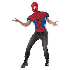 MODRYER Adulti Maschera di Spiderman Peter Parker Copricapo Avengers Testa Lycra Full Face Che Copre i Puntelli Costume Cosplay Halloween Movie,Far from Home Red-Adults 