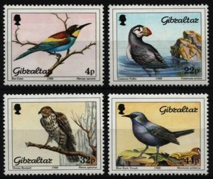 Gibraltar 1988 - Mi-N.o 552-555 ** - Estampillada sin montar o nunca montada - Pájaros / Pájaros - Imagen 1 de 1