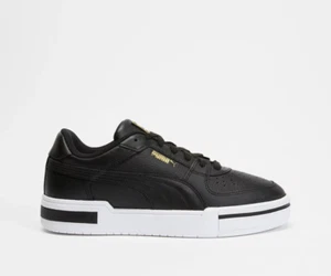 NEW PUMA PRO CLASSIC SNEAKERS BLACK LEATHER 44.5 / 11 - Picture 1 of 5