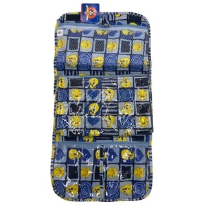 Vintage Looney Tunes Tweety Bird Make Up Toiletry Travel Bag Case 2000 NEW - Picture 1 of 15
