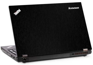 BLACK BRUSHED TEXTURED Vinyl Lid Skin Cover fits Lenovo Thinkpad W541 Laptop - Picture 1 of 1