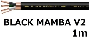 OYAIDE NEO Audio Power Cable [ BLACK MAMBA V2 ] 1m Units 3.5SQ 102SSC + OFC - Picture 1 of 5