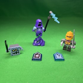 LEGO Nexo Knights MINIFIGURES: Rogul nex077, Axl Bot nex094, Brickster nex104