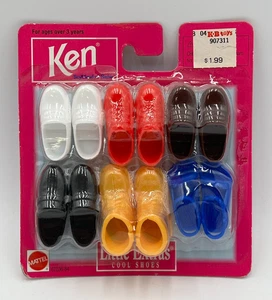 Mattel Ken Barbie Friend Schuhe kleine Extras 6 Schuhe Paar Set #67036-84 Neu - Bild 1 von 9