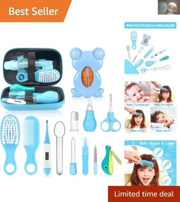 13-Piece Baby Grooming and Healthcare Kit - Safe & Portable Essentials Set - Image 1 of 4