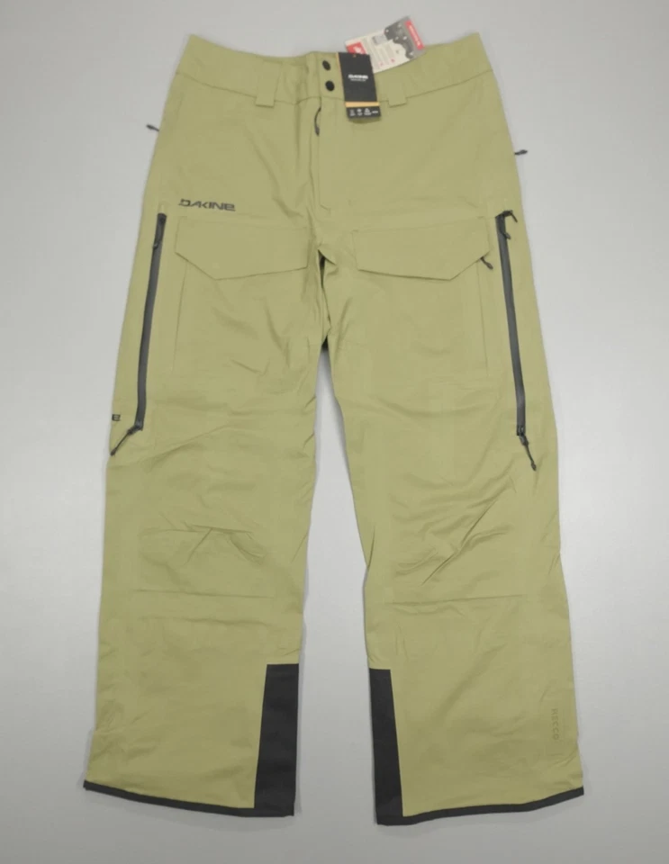 DAKINE Sender Stretch 3L Pant Men’s Size M Green Recco 20k Stretch Drawstrings - Image 1 of 4