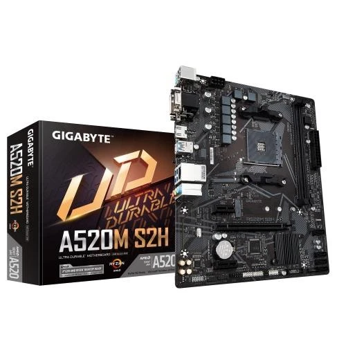 GIGABYTE A520M S2H SCHEDA MADRE AMD A520 SOCKET AM4 MICRO ATX - Immagine 1 di 1