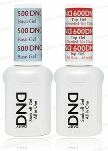 DND Duo No Wipe Top Coat #600 & Base Coat #500 - Picture 1 of 2