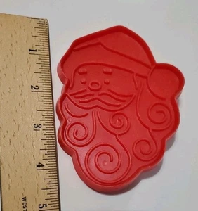 Vtg LARGE SANTA FACE Hallmark 5 1/2x 4 1/2" COOKIE CUTTER - Picture 1 of 2