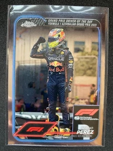 2024 TOPPS Chrome Formula 1 Grand Prix Driver of the Day 162 Sergio Perez - Bild 1 von 2