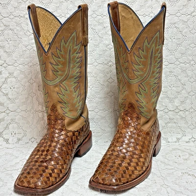 Botas occidentales Horse Power Anderson Bean 9 D de cuero no tejeble (HP) HP1758 Foto 1 de 4