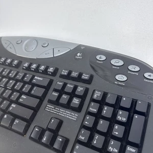 Logitech Wireless Keyboard Cordless Y-RJ20 Black (Keyboard Only) - Picture 1 of 14