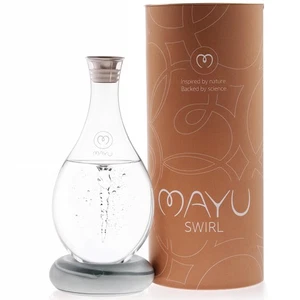 Jarra de agua estructurada Swirl - Innovadora tecnología Vortex zanja soplada a mano... - Imagen 1 de 9