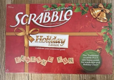 Juego de mesa Scrabble Holiday Edition, nuevo, precintado Foto 1 de 4