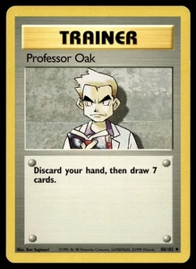 Professor Oak 088/102 Pokemon Base Set Unlimited Non Holo (MP) - Picture 1 of 2
