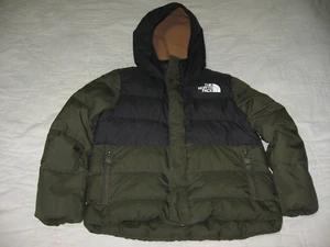 The North Face 600 Boy's Down Puffer Hooded Jacket XS 6 - Picture 1 of 9