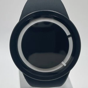 Ziiiro Eclipse Watch Unisex Quartz Analog Minimalist Design 43mm Case Black Band - Picture 1 of 13