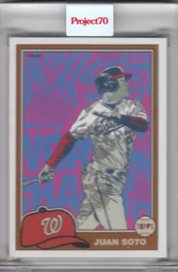 2021 Topps Project 70 Nationals Juan Soto Card #189 Morning Breath (1981) - Picture 1 of 2
