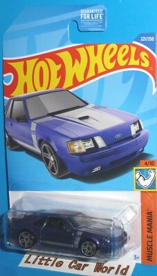 2022 HOT WHEELS Ford Mustang SVO Col. #221/250 MUSCLE MANIA 4/10 NIP - Image 1 of 4