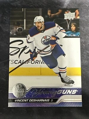 2023-24 Upper Deck Young Guns 202 Vincent Desharnais Edmonton Oilers - Image 1 of 2