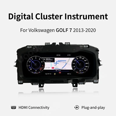 Velocímetro de instrumentos digital LCD de 12,3" para Volkswagen Golf 7 2013-2020 Foto 1 de 4