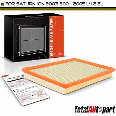 New Engine Air Filter for Saturn Ion 2003 2004 2005 L4 2.2L Front Side 22679620 - Image 1 of 4