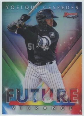 2021 Bowman's Best Bowman Future Vibrance #BFV14 Yoelqui Cespedes - Image 1 of 2