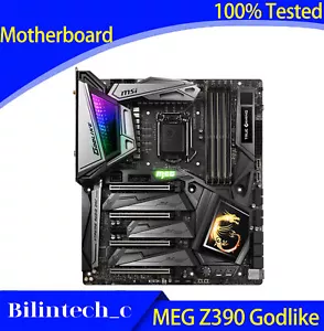 Placa madre PARA MSI MEG Z390 GODLIKE Super God es compatible con 9900K 9700K DDR4 64 GB - Imagen 1 de 5