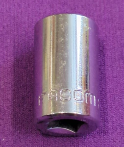 Vintage New Old Stock Facom R9 1/4" Drive 9mm 6 Point Socket Made France - Picture 1 of 5