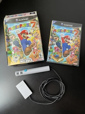 Mario Party 7 BIG BOX for Nintendo GameCube CIB w/Microphone+Manual+Inserts  - Image 1 of 4