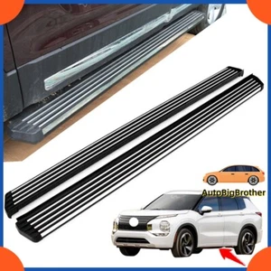 Fit For Mitsubishi Outlander 2022-2024 Running Boards Side Steps Pedals Nerf Bar - Picture 1 of 6