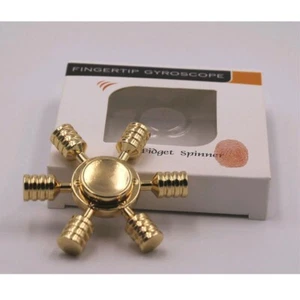 Hochwertiger Fidget Spinner Fingerkreisel aus Metall mit 6 Blätter - Bild 1 von 3