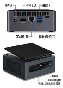 Intel NUC Mini PC  i7-8Gen PC SSD 512GB , RAM 32GB HDMI WIFI, Windows 11 Pro - Picture 1 of 4