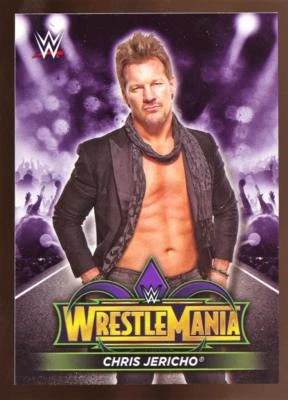 2018 TOPPS WWE ROAD TO WRESTLEMANIA CHRIS JERICHO #R-10 INSERT - Image 1 of 2