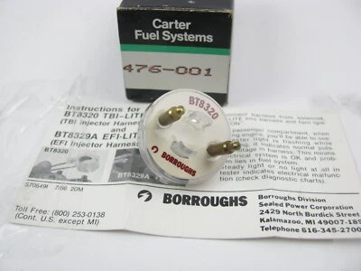 GM Throttle Body Injector TBI Injector NOID Light Tester Carter 476-001 Tool - Image 1 of 4