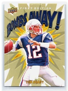 2009 Tom Brady "BOMBS AWAY" #BA-4 1st Edition Upper Deck Card - Picture 1 of 2