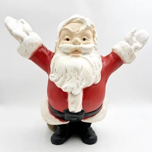 Vintage 1988 Universal Statuary Christmas Red White Santa Claus Figurine 837 - Picture 1 of 8