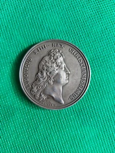 MEDAILLE Silber LUDOVICUS XIIII REX CHRISTIANISS L.MAYGER.F Marine  - Bild 1 von 6