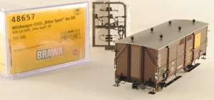 Brawa 48657 Closed Car DB Type Gh03 Freight Wagon RITTER SPORT 2 Axles H0 1:87 - Picture 1 of 6