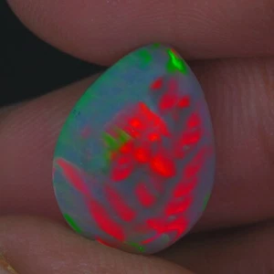 8,85 ct Außergewöhnlich! 100% natürlicher äthiopischer Harleyquin Welo Opal für Schmuck - Bild 1 von 6