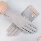 1 Pair Women Sunscreen Gloves Summer Spring Spandex Anti-UV Short Driving Glove