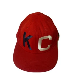 Vintage Kansas City Monarchs Negro League Baseballmütze NLBM Kappe nicht verstellbar - Bild 1 von 7