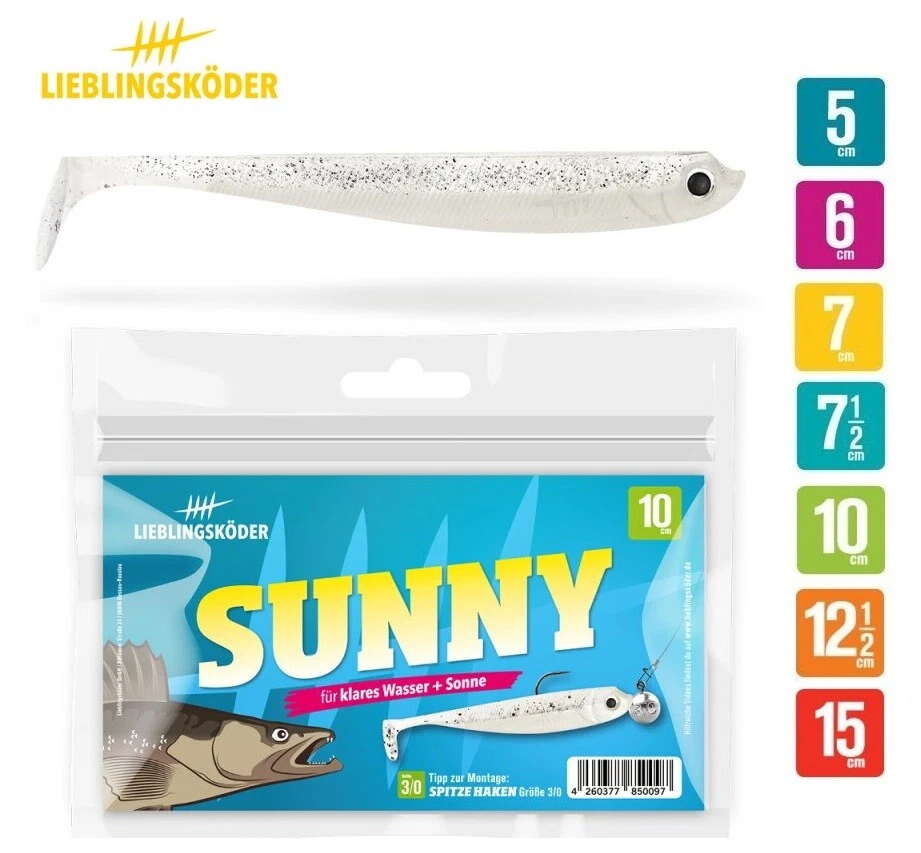 Lieblingsköder Sunny Gummifische 5cm - 15cm Gummiköder - Bild 1 von 1