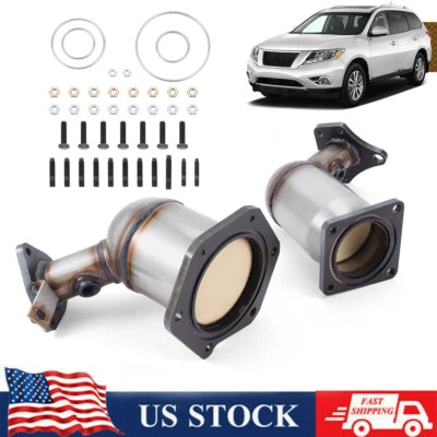 Convertidor catalítico L+R para Infiniti JX35 2013 Nissan Pathfinder 2013-2015 3,5 L Foto 1 de 4