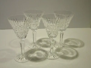 Stunning Waterford Crystal Castlemaine Set 4 Crystal Stem Glasses, Petal and Dia - Picture 1 of 7